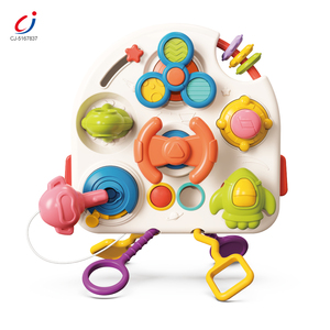 Juguetes Montessori Chengji, Desarrollo Cognitivo, Actividad para Niños Pequeños, Tablero de Actividades 3 en 1 Colorido, Habilidades Motoras Finas, Aprendizaje Temprano - Product Image 1