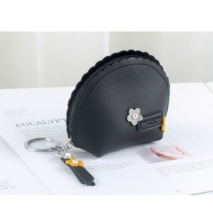 Fashionable Women's Mini Simple Coin <b>Purse</b> with Zipper Closure Waterproof Candy Pattern Card Holder Wallet and Keychain Bag - Product Image 4