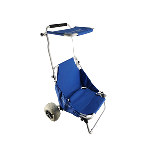Práctico Carro de <span class=keywords><strong>Playa</strong></span> Plegable de Aluminio Ligero para Actividades de <span class=keywords><strong>Playa</strong></span> y Pesca, Combinado con Carro para SUP - Product Image 1