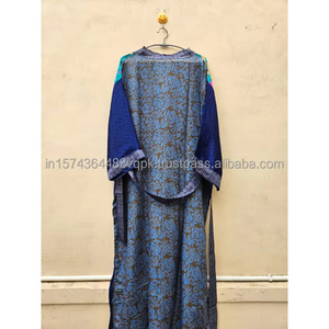 Kimono de lujo estilo bohemio, sedoso, para verano, estilo japonés, lujoso, hippie, maxi, vestido de novia, estilo bohemio. - Product Image 2