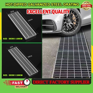 Grille en acier galvanisé à chaud, <span class=keywords><strong>plaque</strong></span> de drainage, couvercle d'égout, <span class=keywords><strong>plaque</strong></span> de grille en acier, plateforme, grille - Product Image 2
