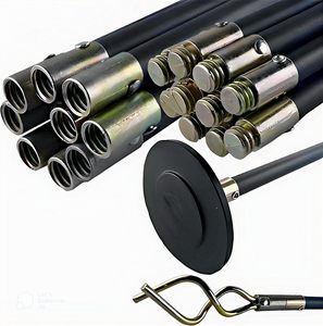 Kit universel de déboucheur de canalisations - Déboucheur professionnel avec connecteurs en laiton et tiges en polypropylène - Outil de débouchage de 12 pièces - Product Image 1