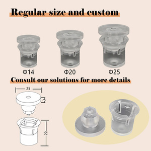 Sekrup Penyangga Akrilik Berkualitas Tinggi, Pengikat Plastik Tak Terlihat untuk Panel Tetap atau Papan Reklame - Product Image 2