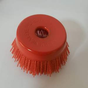 Esaputti Fabricante Mayorista Industrial DIY OEM Cepillo Abrasivo de Copa para Limpieza y Pulido con Cerdas de Nylon/Acero Rojas/Amarillas PP - Product Image 4