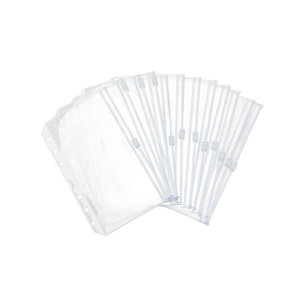 กระเป๋าซิปขนาดเล็ก A7 A5 A6ใสมีช่องใส่วารสารใบยาวแบบหลวมมีช่องเก็บซองจดหมายเงินสดกระเป๋าซิป - Product Image 1