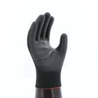 Gants de sécurité d'usage général approuvés CE EN388 avec revêtement en PU respirant antidérapant Logo personnalisé Gants de travail OEM