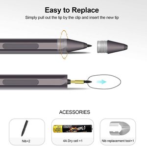 Gran oferta, borrador de superficie de sensibilidad a la presión 1024 y lápiz óptico para portátil con rechazo de Palma <span class=keywords><strong>derecho</strong></span> para Surface Pro Go book - Product Image 3
