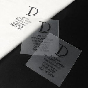 <strong>Garment</strong> <strong>Processing</strong> <strong>Accessories</strong> Wholesale Custom Printed Logo Heat Transfer Printing Wash Care Neck Labels for T Shirts - Product Image 4