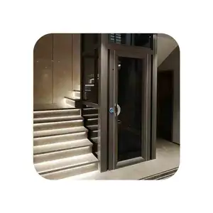 Drei seitlich öffnende Sightseeing-Aufzüge Panorama-Glaslift neues Design Aufzug