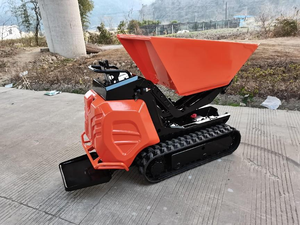 2025 мини-самосвал Chuangxin, многофункциональный гусеничный, 600 кг, мини-дизельный самосвал для строительства, Бесплатная транспортировка - Product Image 2