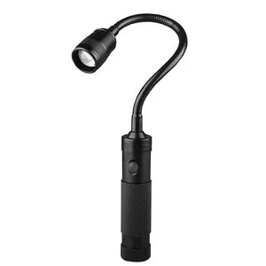 높은 품질 USB 충전식 유연한 슬림 검사 램프 COB 작업 램프 휴대용 야외 작업 빛 자석