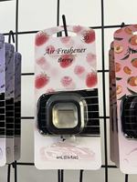 Diffuseur de parfum de voiture OEM personnalisé avec logo, longue durée, en plastique, coton, liquide, papier, alliage, à clipser sur grille d'aération