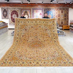 Tapis en soie floral fait main de luxe vintage Oman Oriental Persan Nain 250x350cm <span class=keywords><strong>à</strong></span> <span class=keywords><strong>vendre</strong></span> - Product Image 1