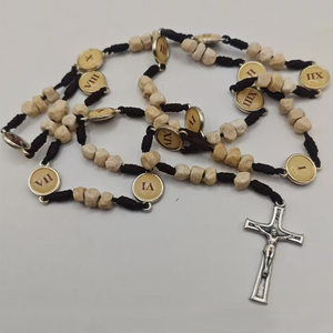 Rosario de las Estaciones del Vía Crucis, Cuentas de Oración de Piedra, Católico, de <span class=keywords><strong>Medjugorje</strong></span> - Product Image 2