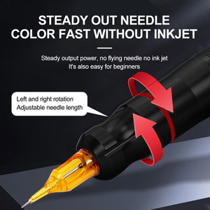 Juego de máquina de tatuaje rotativa con fuente de alimentación <span class=keywords><strong>Aurora</strong></span> II Kit de pluma de tatuaje popular que incluye pistolas de tatuaje - Product Image 5