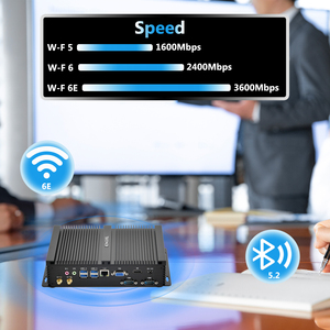 KINGDEL 産業用ファンレスPC、Core i7-1165G7 クアッドコア、4Kデュアルディスプレイ、2xシリアルポート、出荷準備完了、米国在庫 - Product Image 2