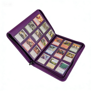 Factory Customize High Quality PU 9 Pockets Trading <b>Card</b> Binder for <b>Cards</b> Storage Display - Product Image 6