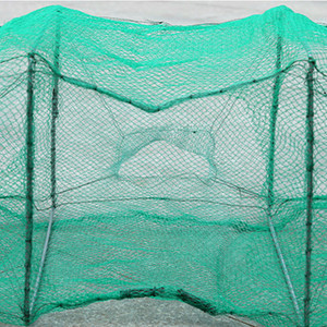 Cage à poisson flottante en HDPE et polyester vert Long piège filet de pêche pour <span class=keywords><strong>écrevisses</strong></span> <span class=keywords><strong>vivantes</strong></span>/crabe/homard <span class=keywords><strong>prix</strong></span> africain pour toute l'eau - Product Image 5