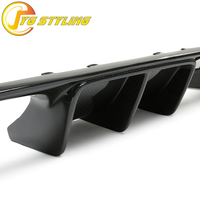 Diffuseur arrière en fibre de carbone sèche de style V pour BMW M3 F80 M4 F82 F83, pare-chocs arrière en carbone véritable, accessoires extérieurs, kits carrosserie 3 pièces