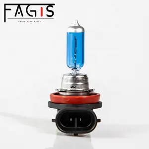 CE süper beyaz H11 halojen ampul 12v 55w xenon far lambası fabrika