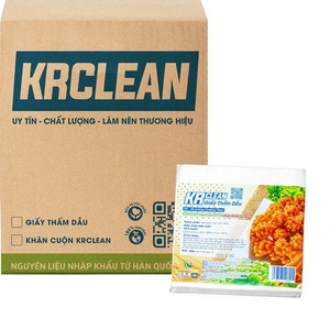 Chiffon de nettoyage réutilisable multi-usages Krclean de haute qualité, super absorbant, écologique, en pulpe de bois douce, carré, pour la cuisine - Product Image 3