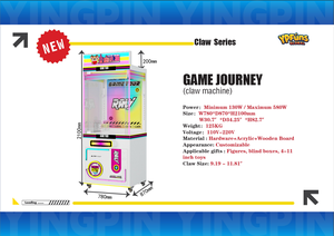 Máquina recreativa de grúa de garras operada con monedas, con dispensador de tickets y receptor de monedas, venta directa de fábrica a bajo precio - Product Image 4
