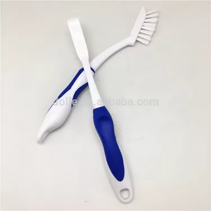 Brosse <span class=keywords><strong>de</strong></span> nettoyage multi-usages en fibre plastique, durable, pour la vaisselle, les casseroles, les éviers, les espaces étroits <span class=keywords><strong>de</strong></span> la <span class=keywords><strong>salle</strong></span> <span class=keywords><strong>de</strong></span> <span class=keywords><strong>bain</strong></span> – Offre spéciale - Product Image 2