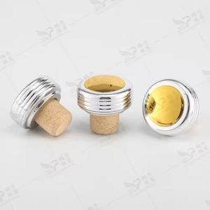Tổng hợp nút chai cho chai rượu vang Stopper nhôm Top <span class=keywords><strong>cap</strong></span> Bìa biểu tượng tùy chỉnh Bạc nhựa rượu chai giấm chai dầu - Product Image 5