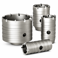 Mata Bor Lubang Dinding BEILI 30-160mm TCT Tungsten Carbide Core Drill Bit SDS Plus Shank untuk Pemotong Bata Beton dan Batu Bata