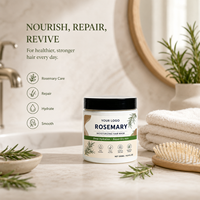 Crème capillaire hydratante de luxe à la kératine et au romarin, bio et à base de plantes, pour adoucir, renforcer et réparer les cheveux fins