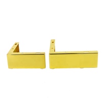 WINSTAR Möbel beine Moderne Luxus Chrom Seite Nachttisch Fuß Fuß Konsole Stahl Gold Metall Möbel Bett Schrank Sofa Beine