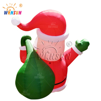 Tente gonflable WINSUN en PVC, ignifuge et étanche, personnalisable en couleur et taille, pour publicité extérieure festive, installation facile