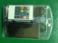 Mini Controlador RGB RF 5050-96, Regulador de Intensidad con Control Remoto Inalámbrico de 20 Teclas para Tira de Luz LED de 4 Pines