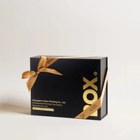 Emballage de boîte magnétique rigide en papier de carton recyclable de taille personnalisée boîte cadeau magnétique pliable de luxe avec couvercle magnétique