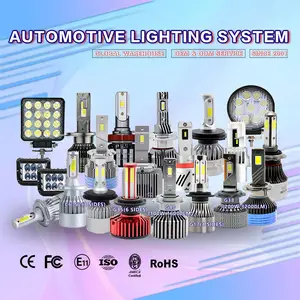 G42 9005 9006 H11 Led Light Car X6s Led Headlight 12v 6sides 9005 9006 H1 Lamp H4 H7 6 Sides Led Headlight Bulb