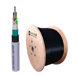 cables de fibra optica 1km precio GYTS04 Nylon outer jacket Ant-rodent armor fiber optical cable