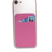 Porte-cartes de téléphone portable, fabrication en usine, moderne, multicolore, avec bande extensible, logo personnalisable, porte-cartes de crédit