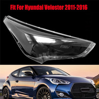 2PCS Cache-phare pour Hyundai Veloster 2011-16 Gauche Droit Verre Transparent OE 921012V000 921022V000 HY2502168 HY2503168