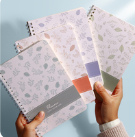Carnet épaissi A5 à anneaux motif dessin animé pour élèves du primaire, du collège et du lycée – Vente en gros