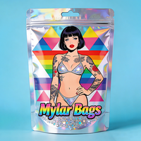 Sacs Mylar Exotiques Anti-Odeur, Refermables et Résistants aux Enfants avec Logo Personnalisé pour Entreprises d'Emballage de Shenzhen