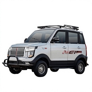 รถยนต์ไฟฟ้า SUV สำหรับขับขี่ออฟโรด พร้อมแร็คหลังคาและไฟ LED สีเทา ตัวถังสีดำ แต่งขอบสีดำ รถยนต์ไฟฟ้าขนาดเล็ก 4 ล้อ จากประเทศจีน - Product Image 2