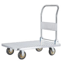 Carretilla de Mano Plegable de Acero, Carro de Carga para el Hogar