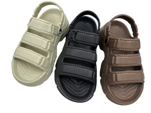 Sandal <span class=keywords><strong>EVA</strong></span> ringan untuk pria, sandal pantai ujung tebal anti-bau bersirkulasi dengan desain tindik luar sepatu hulu baru - Product Image 2