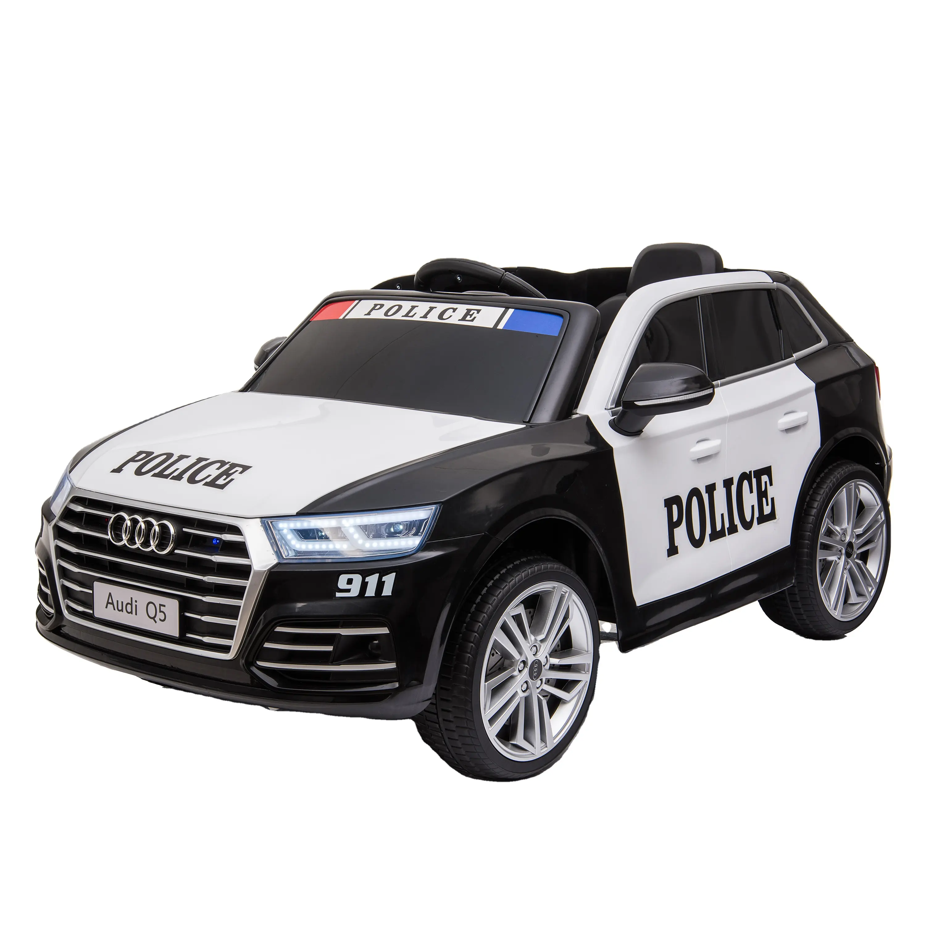 2019 new model kids Ride On POLICE AUDI licensed electric car