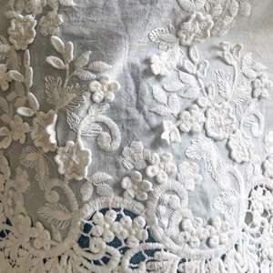 Conjunto de Mantel multicolor de algodón orgánico 100% de diseño moderno lujoso de alta calidad OEM ODM éxito de ventas técnica de tejido floral - Product Image 5