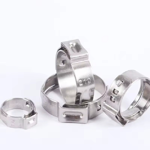 Kit d'assortiment de colliers de serrage à oreille unique sans palier pour tuyaux, avec <span class=keywords><strong>pince</strong></span> de serrage pour tuyaux d'eau, <span class=keywords><strong>plomberie</strong></span> et automobile - Product Image 1