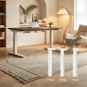 โต๊ะทำงานปรับระดับความสูงได้อัตโนมัติ Hetium Modern Ergonomic แบบพับได้ โครงสร้างมอเตอร์เดี่ยว พร้อมที่เก็บของ รุ่น Boss Standing <span class=keywords><strong>Desk</strong></span> <span class=keywords><strong>Calendar</strong></span> - Product Image 1