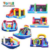 Château Gonflable Professionnel Aire de Jeux pour Enfants Mini Toboggans Aquatiques Gonflable de Jardin à Vendre