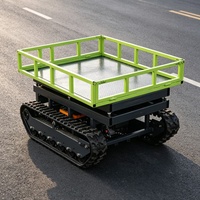 Minipala frontale elettrica con motore Yuchai, telaio cingolato, grande capacità idraulica, veicolo da trasporto per frutteti e tutti i terreni