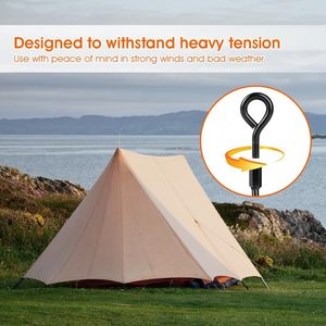 Mặt đất Neo vít trong Trampoline Neo nhiệm vụ nặng nề xoắn ốc Trái Đất Neo cho đổ Lều Cây chó gió cao carports cắm trại - Product Image 4